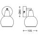 Briloner 2076-012 - Настенный точечный светильник COLD 1xE14/40W/230V