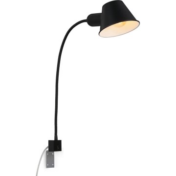 Briloner 2079-015 - Настенная гибкая лампа 1xE27/10W/230V черный