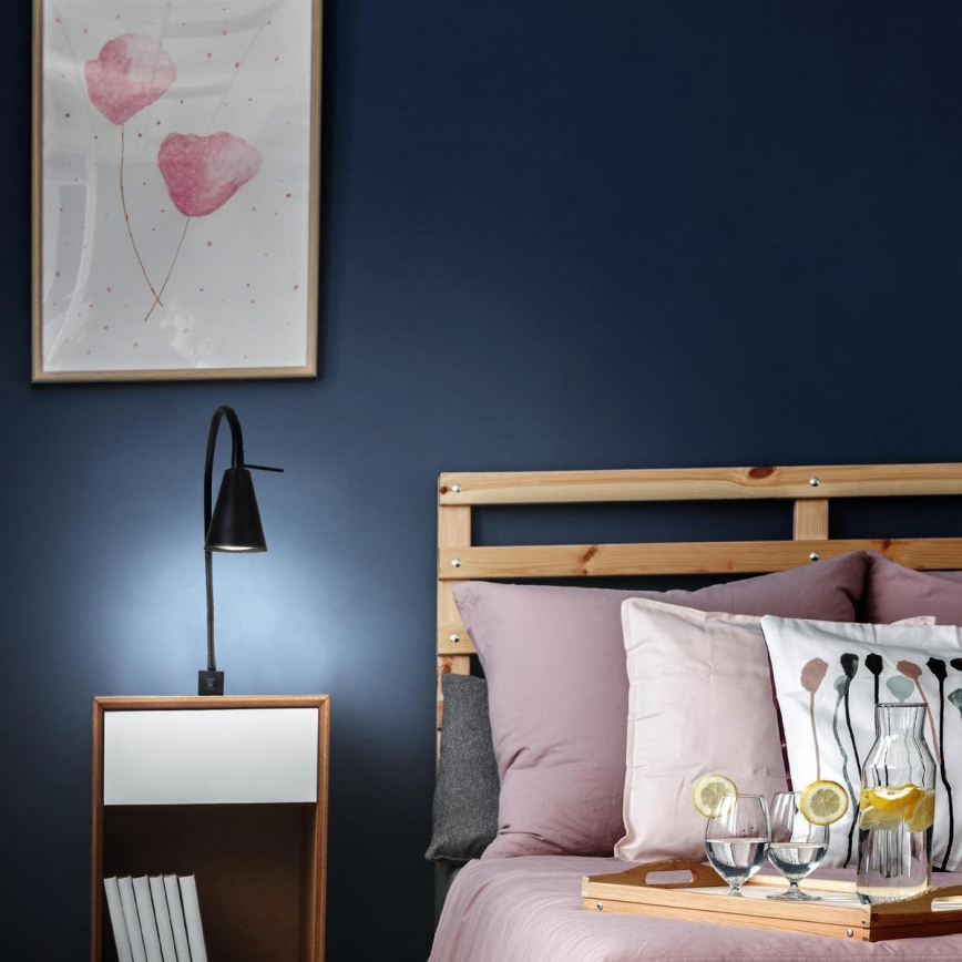 Briloner 2080-015 - Світлодіодна настінна лампа COMFORT LIGHT 1xGU10/5W/230V чорний