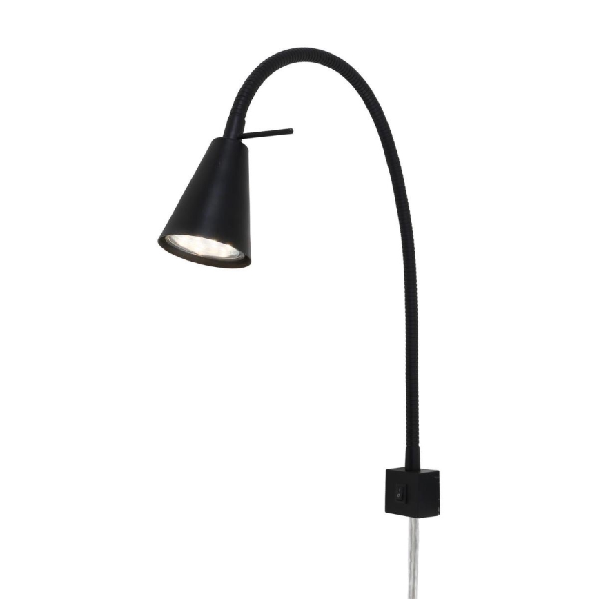 Briloner 2080-015 - Світлодіодна настінна лампа COMFORT LIGHT 1xGU10/5W/230V чорний