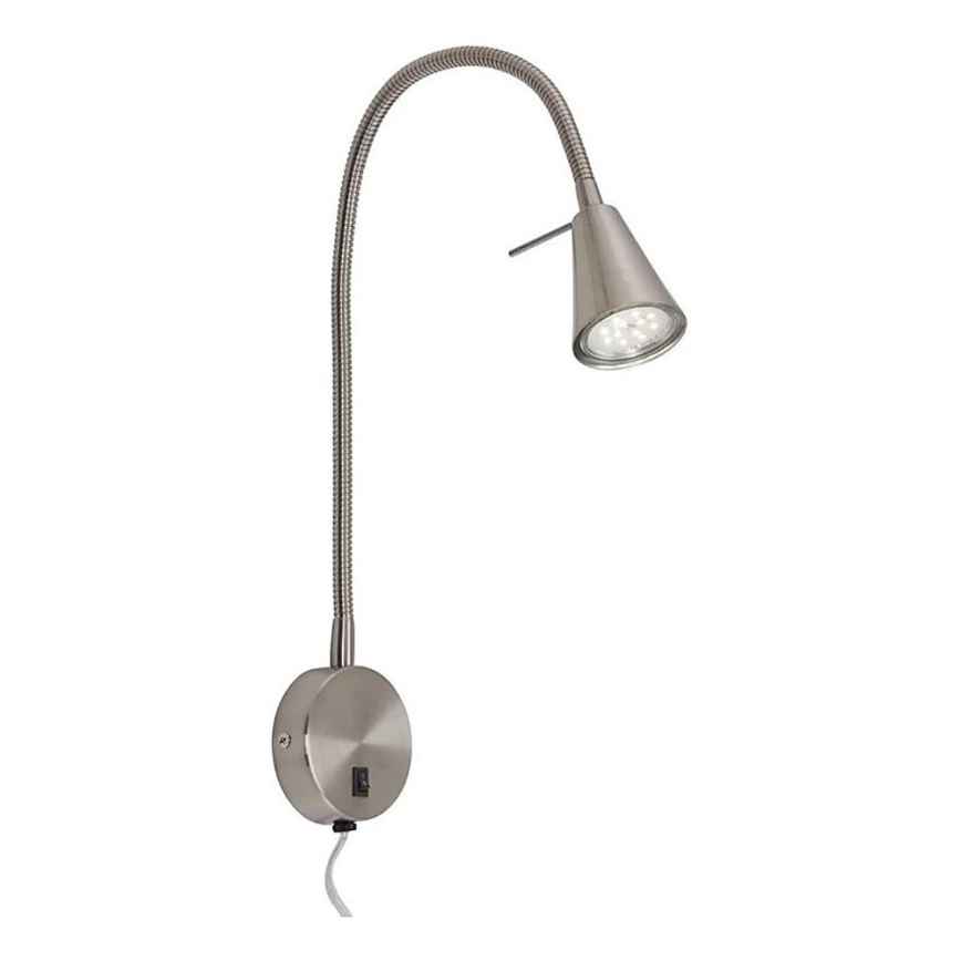 Briloner 2082-012 - Світлодіодна настінна лампа COMFORT LIGHT 1xGU10/5W/230V матовий хром