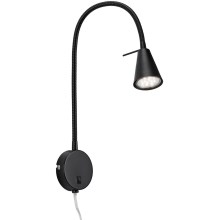 Briloner 2082-015 - Світлодіодна настінна лампа COMFORT LIGHT 1xGU10/5W/230V чорний