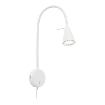 Briloner 2082-016 - LED гнучкий настінний світильник COMFORT LIGHT 1xGU10/5W/230V білий
