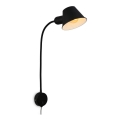 Briloner 2089-015 - Гибкий настенный светильник BRELLO 1xE27/10W/230V черный