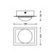 Briloner 2091-018 - Светодиодный потолочный светильник для ванной комнаты SURF LED/4,5W/230V IP44