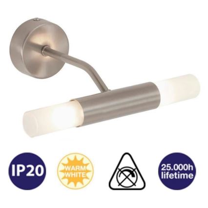 Briloner 2096-022 - Настінний LED світильник 2xG9/2,25W/230V