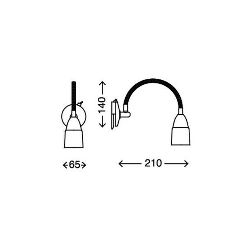 Briloner 2097-018 - Светодиодная подсветка для зеркала SPLASH 1xG9/2,5W/230V