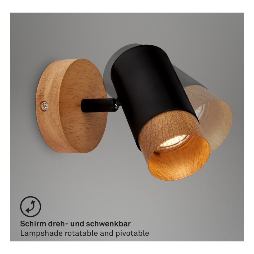 Briloner 2144015 - Настінний точковий світильник SPOT 1xGU10/9W/230V