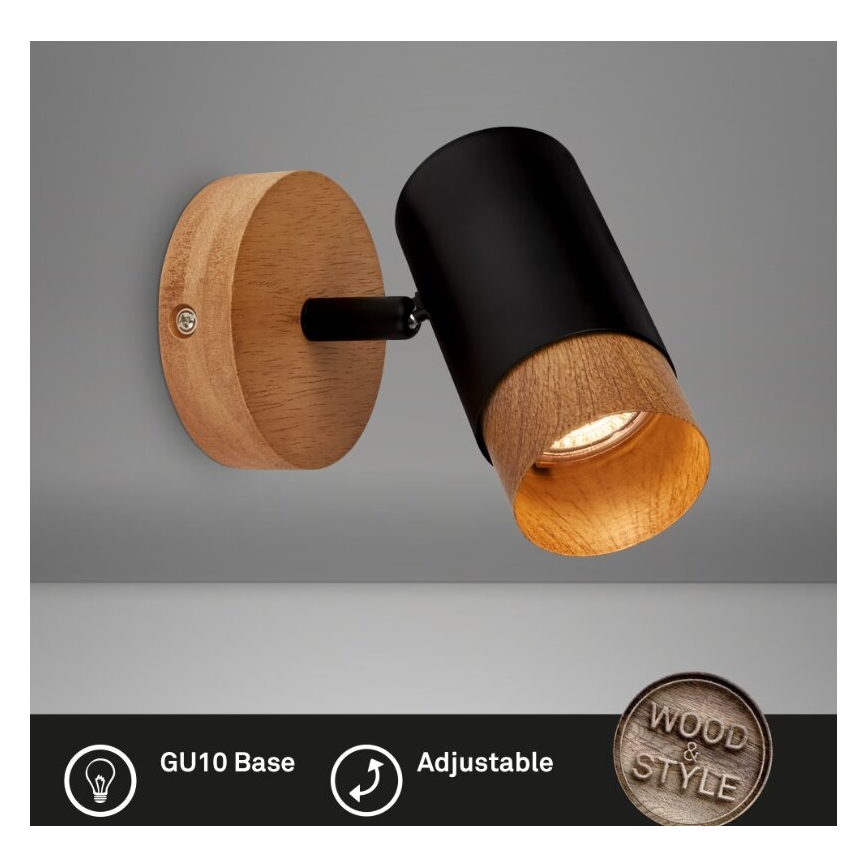 Briloner 2144015 - Настінний точковий світильник SPOT 1xGU10/9W/230V