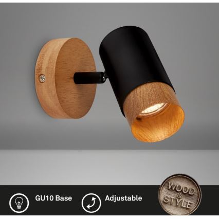 Briloner 2144015 - Настінний точковий світильник SPOT 1xGU10/9W/230V