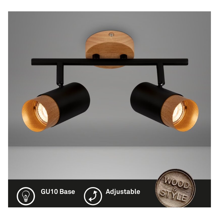 Briloner 2144025 - Точечный светильник SPOT 2xGU10/9W/230V