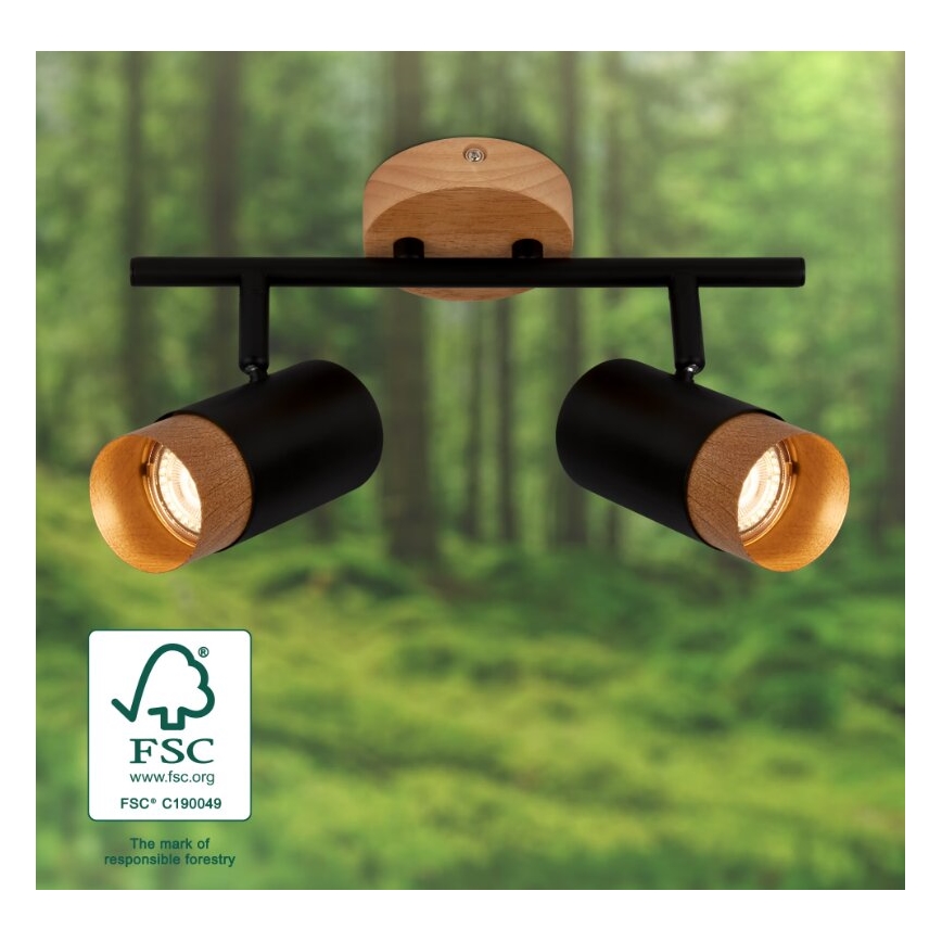 Briloner 2144025 - Точечный светильник SPOT 2xGU10/9W/230V