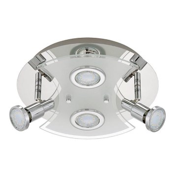 Briloner 2159-048LM - Точковий LED світильник SPLASH 4xGU10/3W/230V