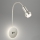Briloner 2178012 - LED Настінна гнучка лампа 1xE14/10W/230V + LED/3W матовий хром