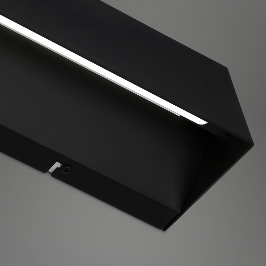 Briloner 2204-015 - Уличный светодиодный настенный светильник LED/8W/230V IP44 черный