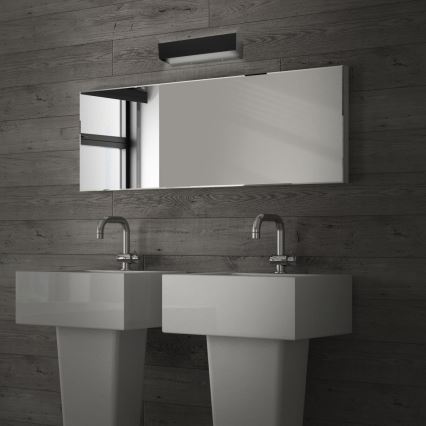 Briloner 2204-015 - Вуличний світлодіодний настінний світильник LED/8W/230V IP44 чорний