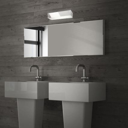 Briloner 2204-018 - Уличный светодиодный настенный светильник LED/8W/230V IP44 блестящий хром