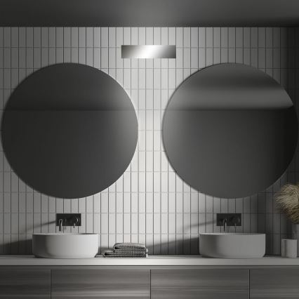 Briloner 2204-018 - Вуличний світлодіодний настінний світильник LED/8W/230V IP44 глянцевий хром