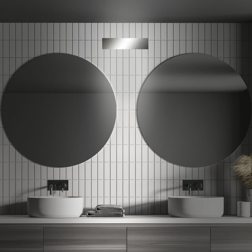 Briloner 2204-018 - Вуличний світлодіодний настінний світильник LED/8W/230V IP44 глянцевий хром