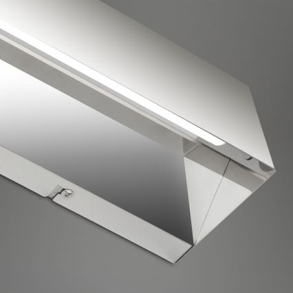 Briloner 2204-018 - Вуличний світлодіодний настінний світильник LED/8W/230V IP44 глянцевий хром