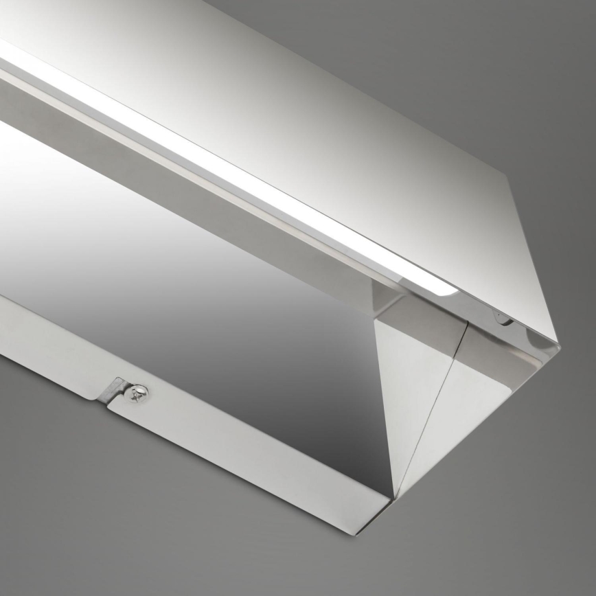 Briloner 2204-018 - Вуличний світлодіодний настінний світильник LED/8W/230V IP44 глянцевий хром