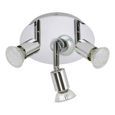 Briloner 2229-038 - LED Точковий світильник для ванної SPLASH 3xGU10/3W/230V IP44