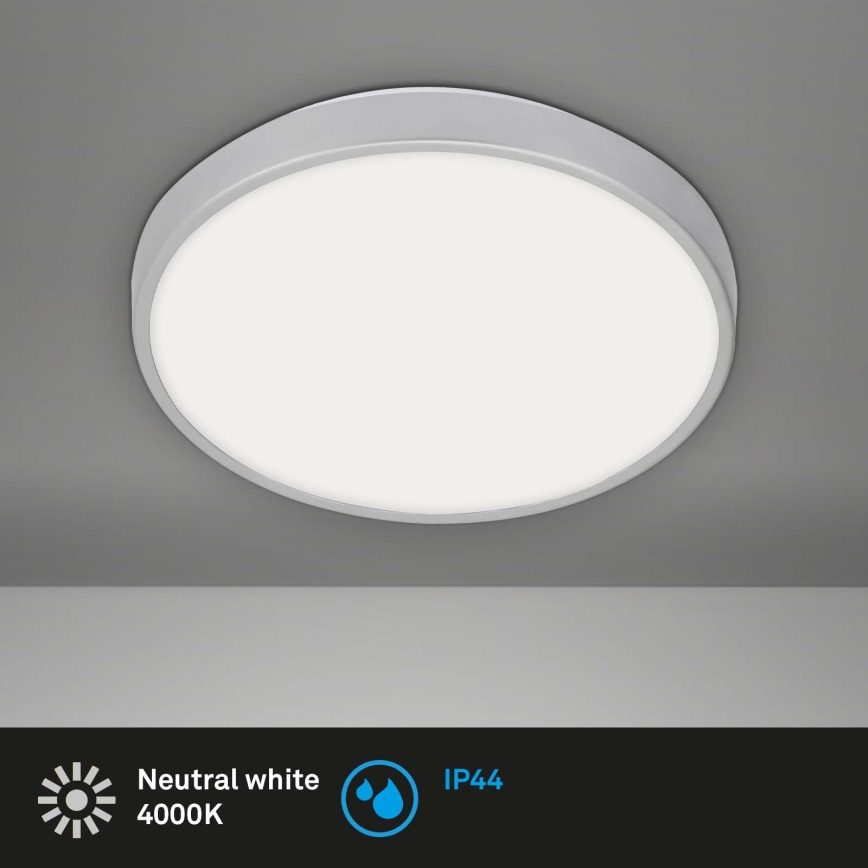 Briloner 2246-018 - Светодиодный потолочный светильник для ванной комнаты SPLASH LED/12W/230V IP44