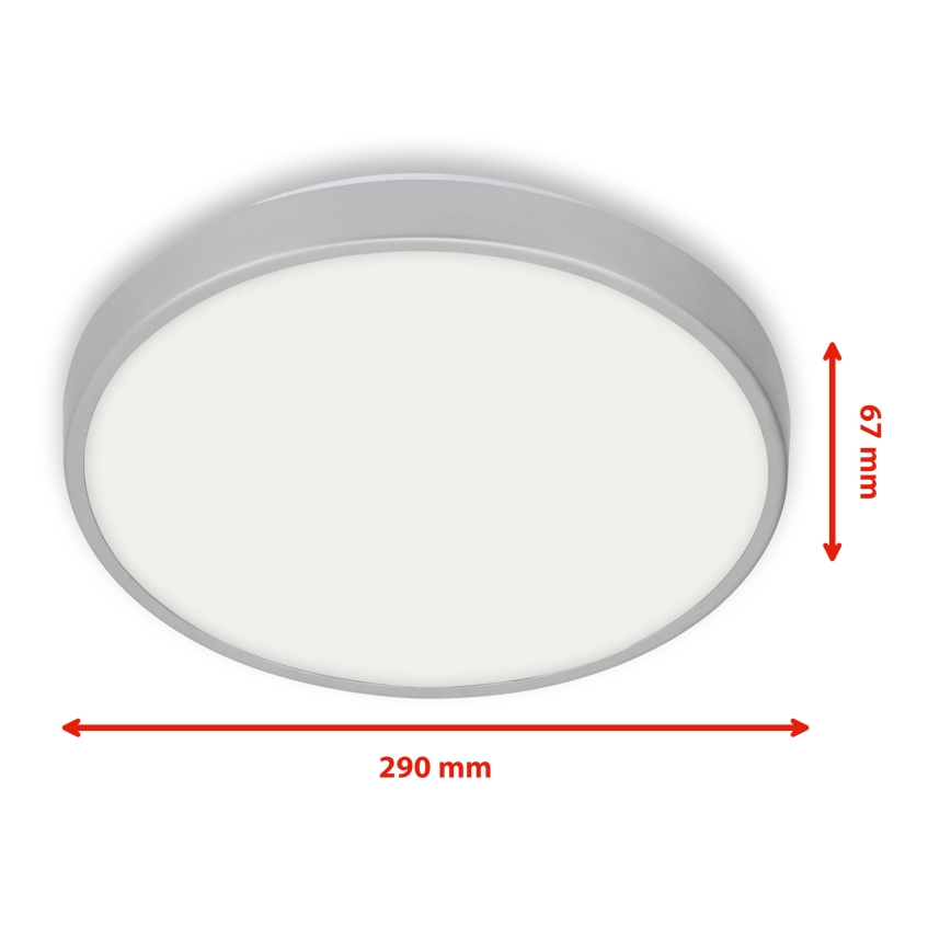 Briloner 2246-018 - Светодиодный потолочный светильник для ванной комнаты SPLASH LED/12W/230V IP44