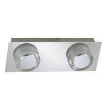 Briloner 2257-028 - Светодиодный потолочный светильник для ванной комнаты SURF 2xLED/5W/230V IP44