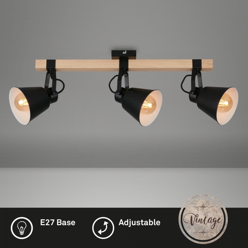 Briloner 2406-035 - Точковий світильник SPOT 3xE27/40W/230V