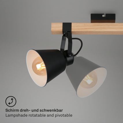 Briloner 2406-035 - Точковий світильник SPOT 3xE27/40W/230V