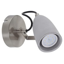 Briloner 2529-012 - Светодиодный настенный точечный светильник THIMBLE 1xGU10/5W/230V бетон