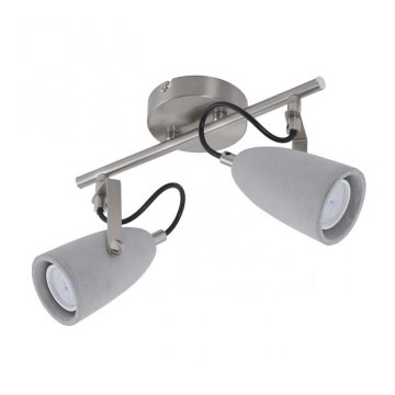Briloner 2529-022 - Светодиодный точечный светильник THIMBLE 2xGU10/5W/230V бетон