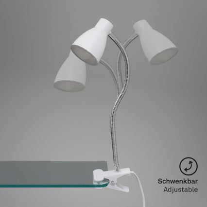 Briloner 2615-016P - Світлодіодна лампа з затискачем GRIP LED/2,5W/230V білий