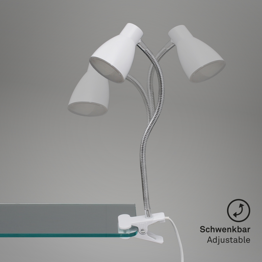 Briloner 2615-016P - Світлодіодна лампа з затискачем GRIP LED/2,5W/230V білий