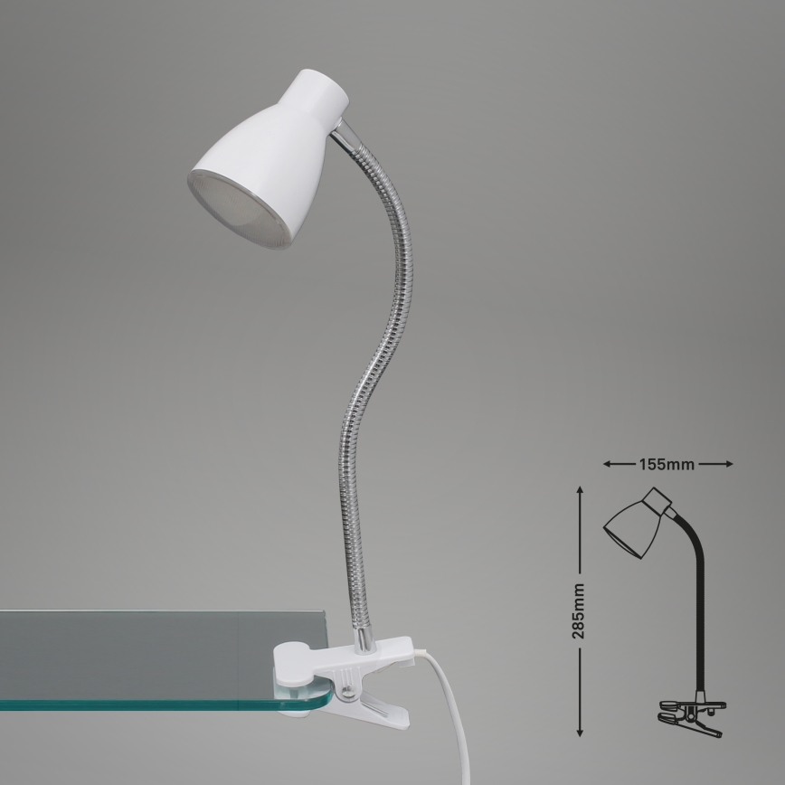 Briloner 2615-016P - Світлодіодна лампа з затискачем GRIP LED/2,5W/230V білий