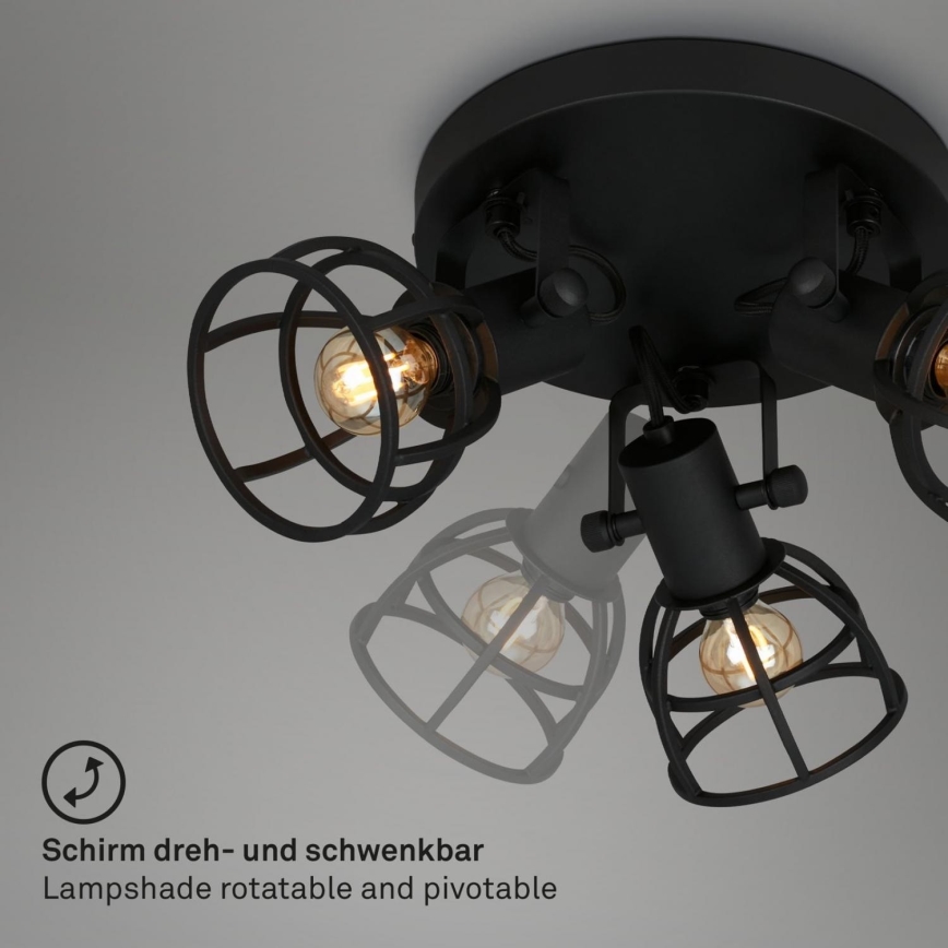 Briloner 2669-035 - Точечный светильник RETRO 3xE14/25W/230V