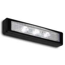 Briloner 2689-035 - Сенсорний навігаційний LED світильник LERO LED/0,18W/3xAAA чорний