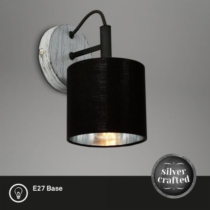 Briloner 2737-014 - Настінний світильник SILVER CRAFTED 1xE14/25W/230V