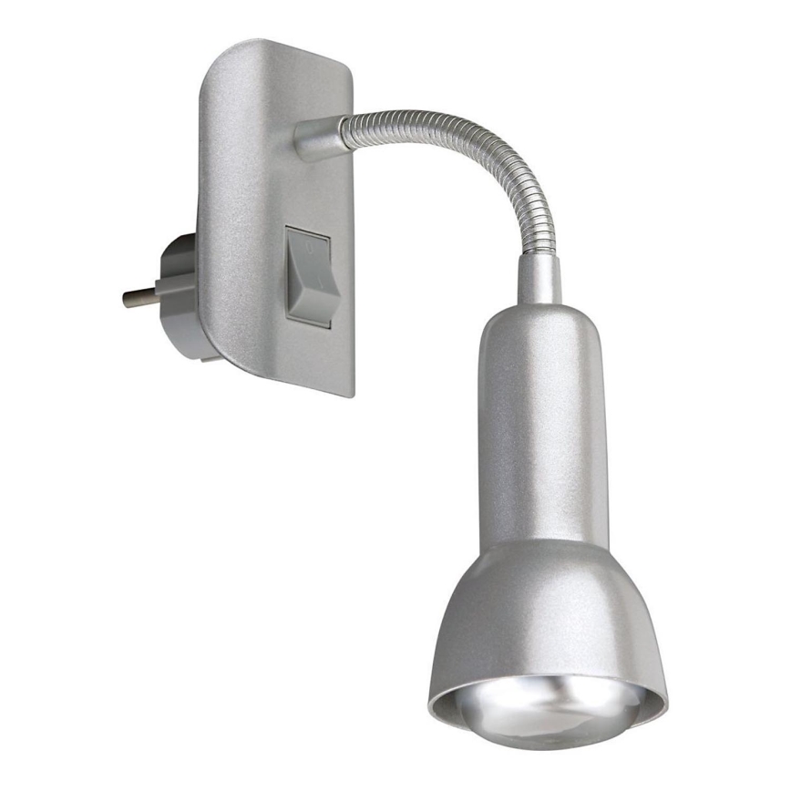 Briloner 2739-014P - Светильник в розетку 1xE14/25W/230V