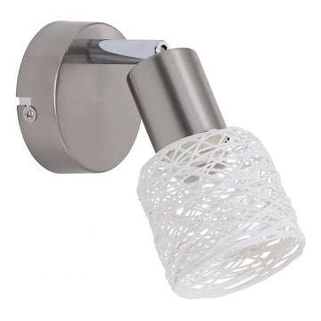 Briloner 2826-012 - Настінний точковий світильник SPOT 1xE14/6W/230V матовий хром