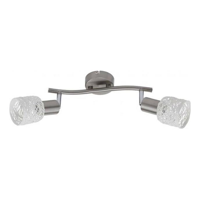 Briloner 2826-022 - Точковий світильник SPOT 2xE14/6W/230V матовий хром