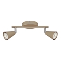 Briloner 2849-027 - Світлодіодний точковий світильник GOLD BASIC 2xGU10/5W/230V