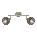 Briloner 2852- 026 - Точковий світильник RETRO 2xE14/5,5W/230V каучук