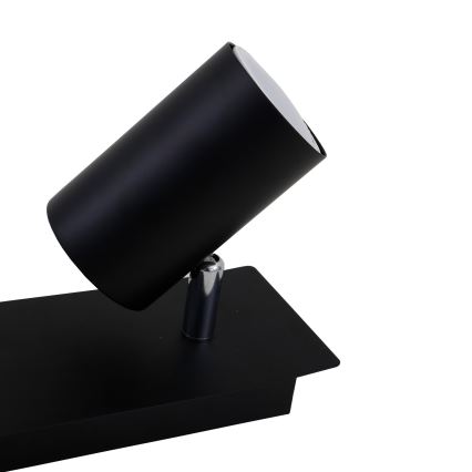 Briloner 2857-025 - Точковий світильник SPOT 2xGU10/40W/230V чорний