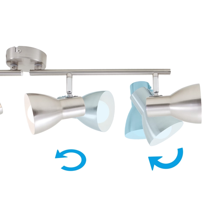 Briloner 2860-042 - Точечный светильник 4xE14/25W/230V