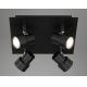 Briloner 2861-045 - Точковий LED світильник SPOT 4xGU10/5W/230V чорний