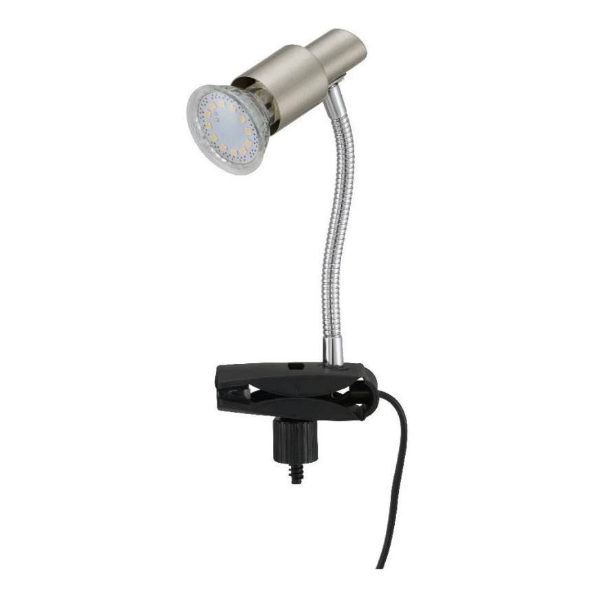 Briloner 2877-012P - Світлодіодна настільна лампа з затискачем SIMPLE 1xGU10/3W/230V