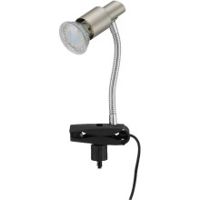 Briloner 2877-012P - Світлодіодна настільна лампа з затискачем SIMPLE 1xGU10/3W/230V