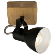Briloner 2902-015 - Точечный светильник SPOT 1xGU10/35W/230V каучуковое дерево